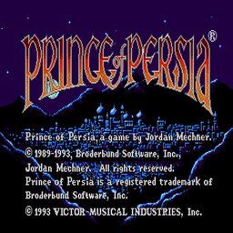 Prince of Persia for segacd screenshot
